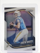 DREW BREES 2025 PANINI PRIZM WHITE SAN DIEGO CHARGERS SSP /35 Q2091