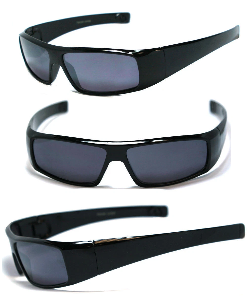 Men Women Wrap Around Sun Reader Sunglasses Reading Glasses Black Frame -  SR14