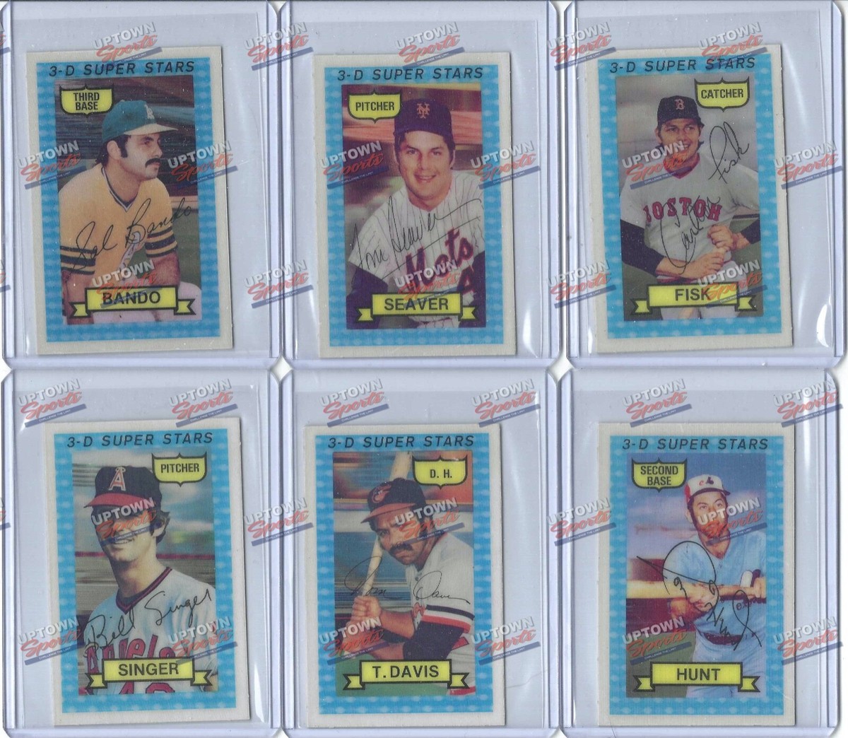 1974 Kellogg's 3-D Baseball Card Lot (High Grade) NO CRACKS 6