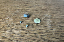 Vintage AFX NonMT Brushes, Small Hole Brass Idler Gear NOS Pin, Very Clean