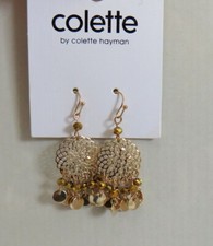 NEW Pretty Paradise Lost Filigree Chain Bead Earrings from Colette