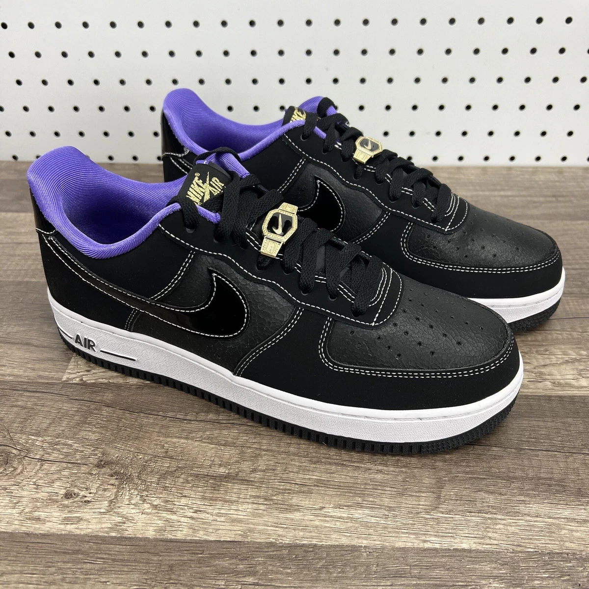 Air Force 1 Low '07 LV8 World Champ Black Purple, Men's Fashion