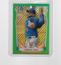 2014 BOWMAN CHROME GREEN REFRACTOR GABRIEL YNOA #BCP51 (70/75)