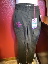 Vigoss Girls The Austin Ankle Skinny Jeans Black Adj Waist Stretch Sz 10