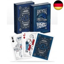 Bicycle 10032106 Kartenspiel Back to The Future, White