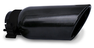 Go Rhino Black Powder Coated Stainless Steel Exhaust Tip - GRT236B