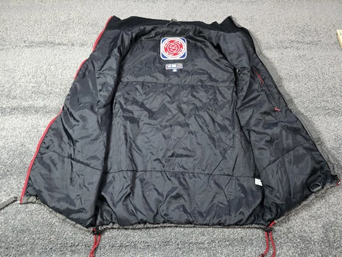 VINTAGE Planet Earth Outerwear Puff Vest Mens L Gray Ski BROKEN ZIPPER image 10