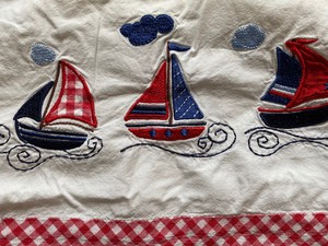 Jojo Maman Bebe Sleeping Bag 0 6 Months 2 5 Tog Sailing Sail Boats Ebay