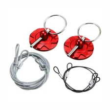 Hood Pins Kit Universal CNC Aluminum Car Racing Hood Pin Lock Appearance Kit Red