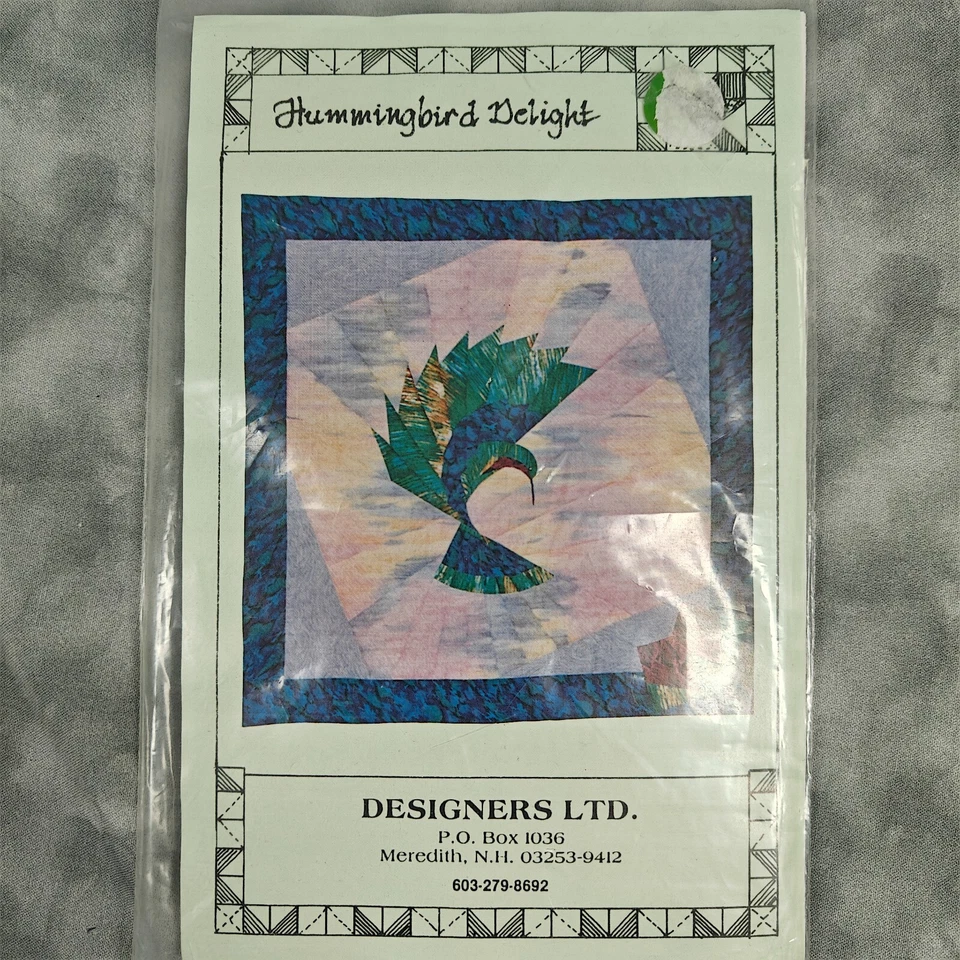 🧵 Vintage Hummingbird Delight Quilt Pattern 1993 by Designers LTD - Image 2 of 3