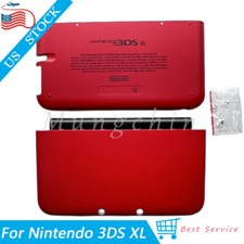 A E Cover Shell Housing Front Back Case Red Replace For Nintendo 3DS XL 3DS LL