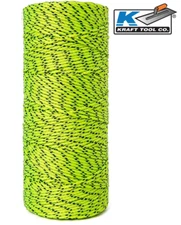 Kraft Tool BC354 Premium Green & Black Bonded Braided Nylon Mason's Line - 500'