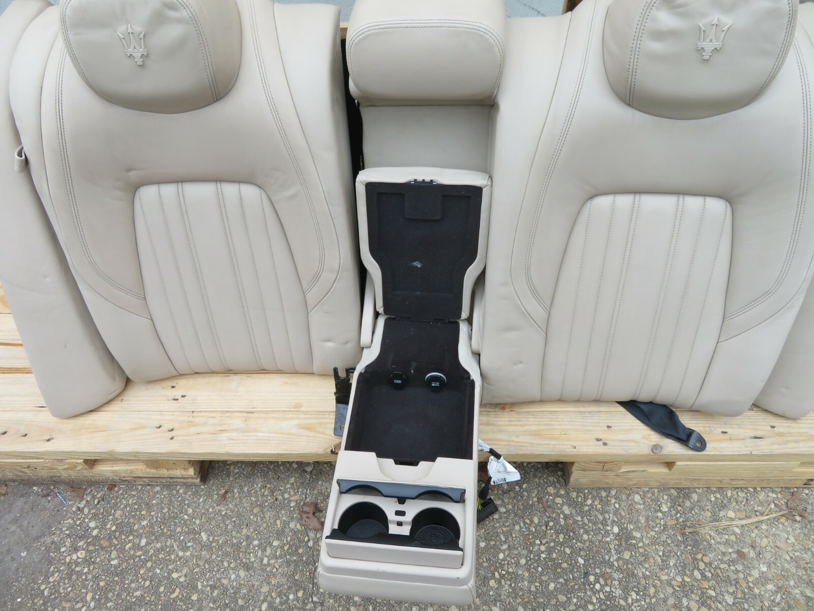 2014-2017 MASERATI GHIBLI REAR UPPER SECOND ROW 2ND SEAT CUSHION LEATHER OEM