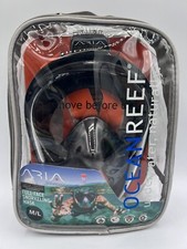 Aria - Ocean Reef - Full Face Snorkel Mask M/L Black - Brand New Open Package