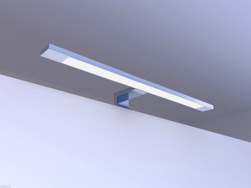 LED Bad Spiegel-Leuchte Badlampe Spiegellampe Aufbau-Leuchte 450mm verchromt WW - Bild 8 von 8