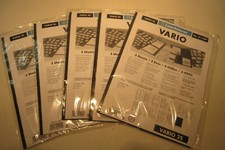 5 Packs 25 Pages of Lighthouse Leuchtturm 311049 Vario Stamp Stock Pages 2S
