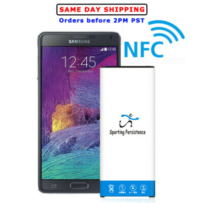 UPGraded Sporting 7220mAh NFC Battery Charger fits Samsung Galaxy Note 4 SM-N910