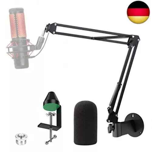 Mikrofon Arm, Mikrofonarm HyperX QuadCast, Mikrofon Wandhalterung, Metall Tisch