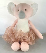 F A O SCHWARZ PINK BALLERINA KOALA BEAR PLUSH