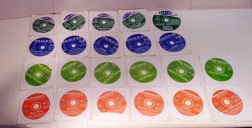 22 Learning CD's Homeschool Advantage Elementary High School Math Kaplan 2002 03