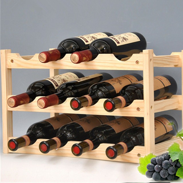Download Freestanding Wine Racks Cabinets Howdia Luxury Wine Holder Rack Countertop Wine Bottles Organizer Stand Tabletop Liquor Storage Shelf Wood Iron For 6 Wine Bottles And 2 Wine Glasses Get Corkscrew
