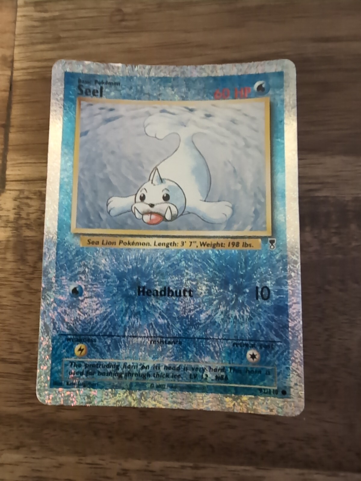 Seel 92/110 Pokemon Legendary Collection Reverse Holo Rare Card NM
