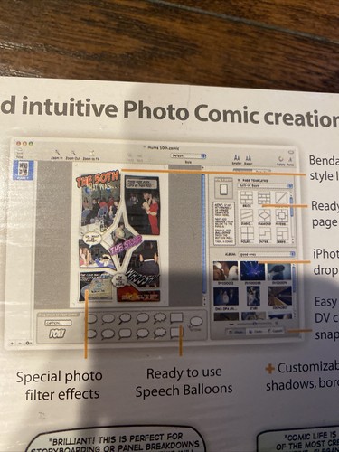 Comic Life Deluxe Edition for Mac & Windows with Ready to Use Styles New in Box - Picture 4 of 7