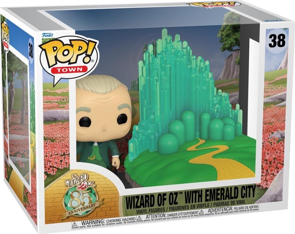 7024787 Merchandising Wizard Of Oz (The): Funko Pop! Town - Wizard Of Oz With Em