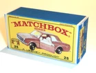 Matchbox Lesney No 25 Ford Cortina Mk II   Empty Repro Box  style E