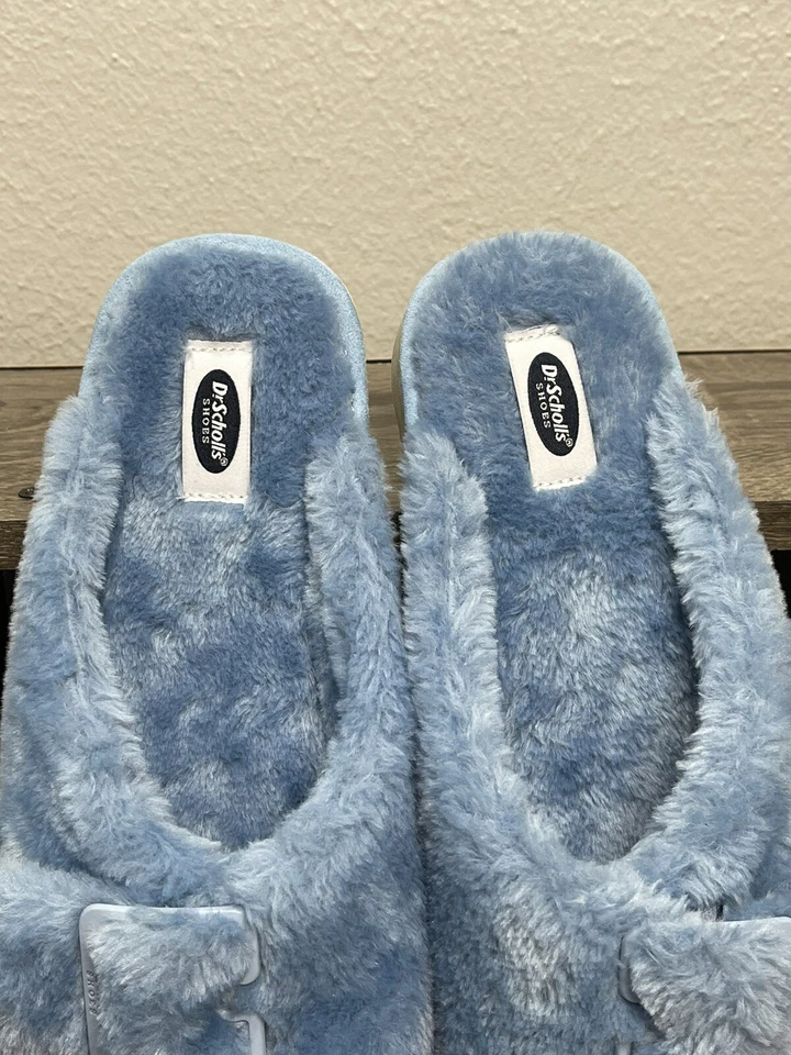 Dr. Scholls Women’s Staycay OG Slipper Sandal Baby Blue Women’s Size 9 NEW $60 Foto 4 de 4
