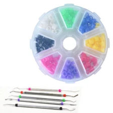 Dental Silicone Instrument Color CODE RING Band Autoclavable Small Asstd 160 Pcs