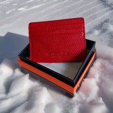 Portacarte in Pelle "Rosso Ciliegia" di Campo Marzio