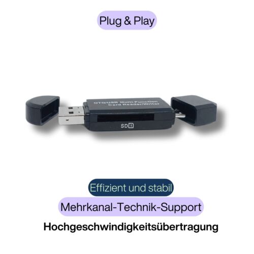 Micro USB OTG Kartenleser USB 2.0 SD TF Adapter für Android Handy Tablet - Bild 5 von 13