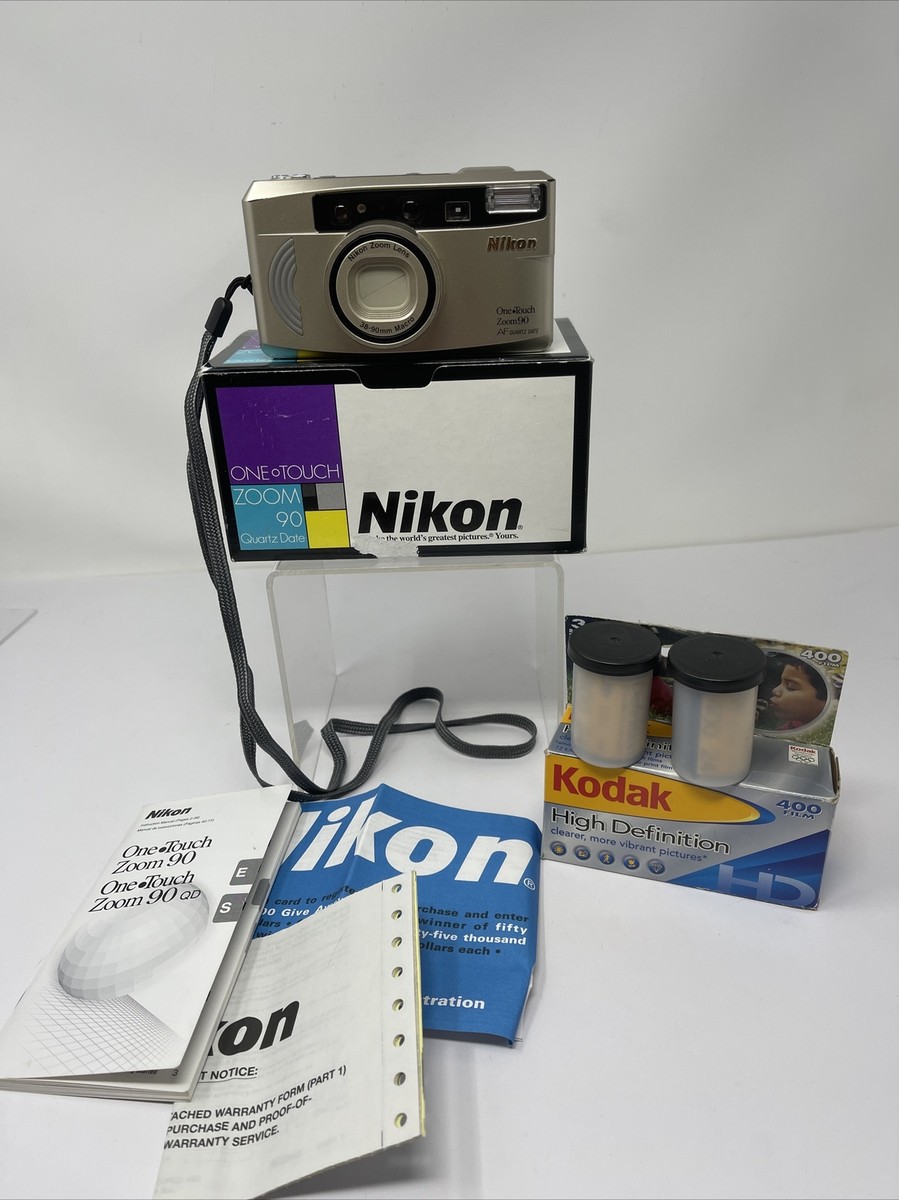 Nikon One Touch Zoom 90 AF Quartz Date Point Shoot 35mm Film