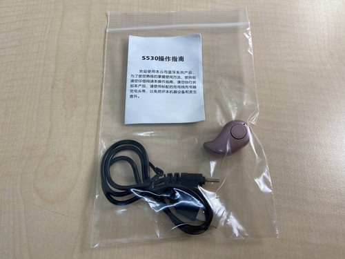 Wireless Headset S530 Bluetooth 4.1 + EDR One Ear Inner Ear Type Earphone