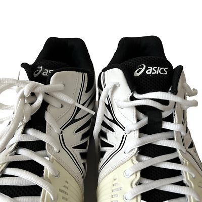 RARE Asics Gel Net Burner Ballistic MT Shoes Black/White/Silver B508Y Men\'s 13 RARE Asics Gel Net Burner Ballistic MT Shoes Black/White  main image 3
