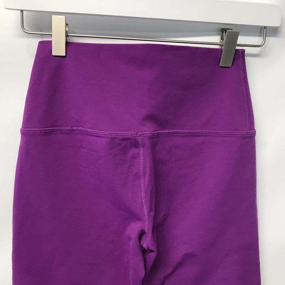 Glyder Cropped Capri Leggings Yoga Athletic Pants Purple EPOC SM - Image 4 of 4