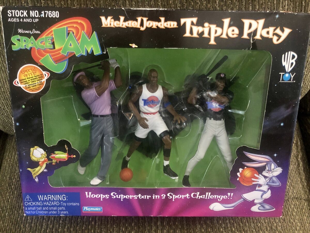 新素材新作 Warner Bros Space Jam Michael Jordan Triple Play Superstar バスケット