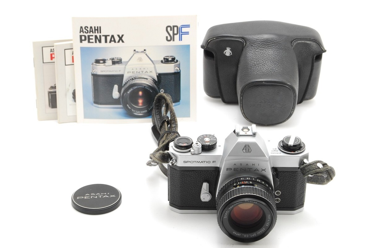 【美品】PENTAX SPOTMATIC F / SMC TAKUMER 55m Pentax Spotmatic F/Smc Takumar 55Mm F1.8 Film Room Beautiful