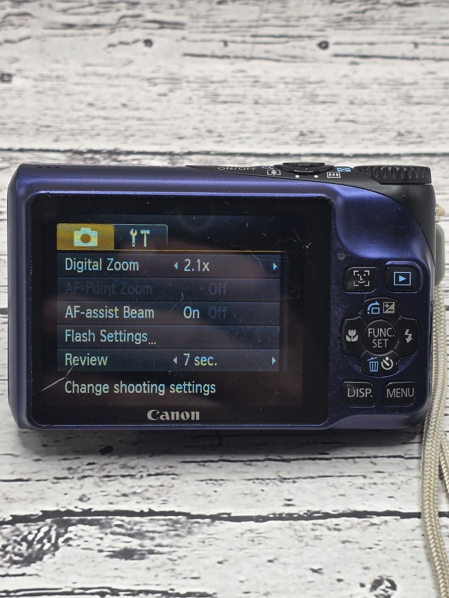Canon PowerShot A2200 HD 14.1MP Digital Camera BLUE Parts