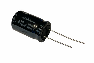 3 PCS NICHICON 470uF 470MF 100V Capacitor Radial CAP (Replacing 63V 50V ) 