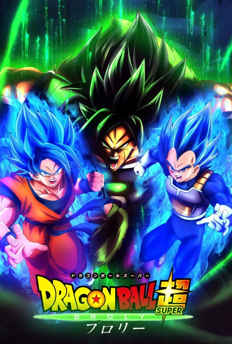 Dragon Ball Super Broly Broly Goku Vegeta Gogeta | Poster