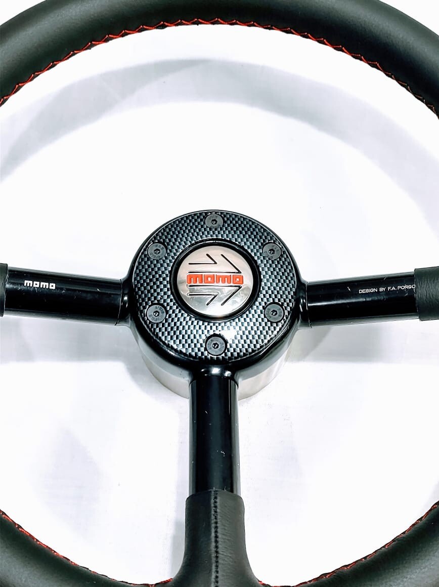 Momo Porsche Design Steering Wheel Genuine Restored eBay