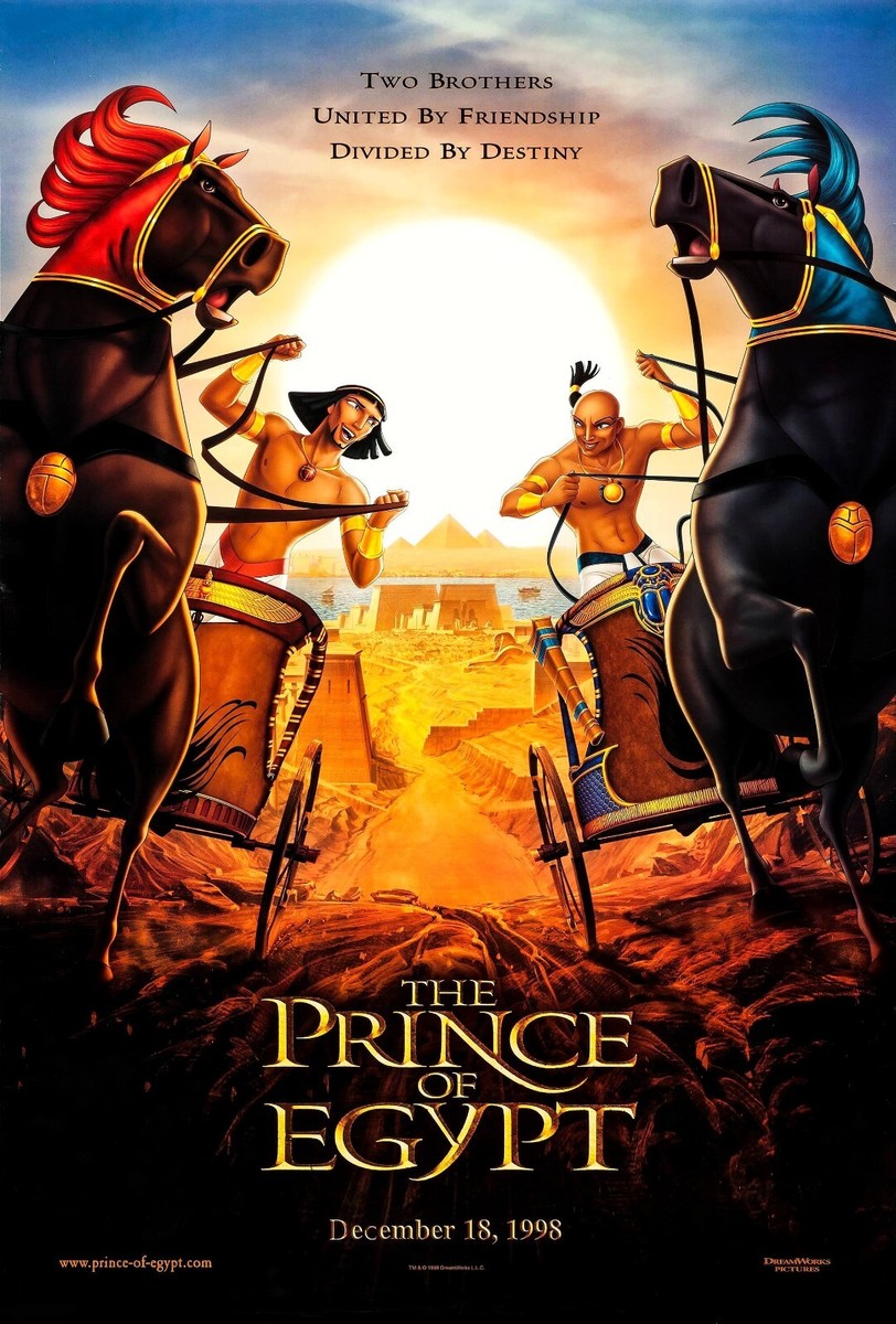 The Prince of Egypt Movie Poster 1998 11x17 NEW USA