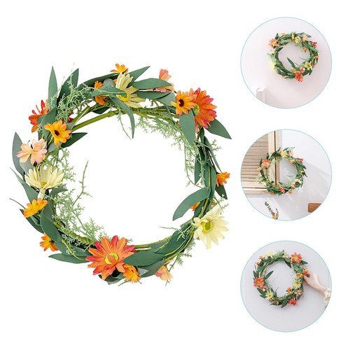 Modern Door Wreath Wreaths for Indoors Decorative Garland Xmas Hanging - Picture 5 of 12