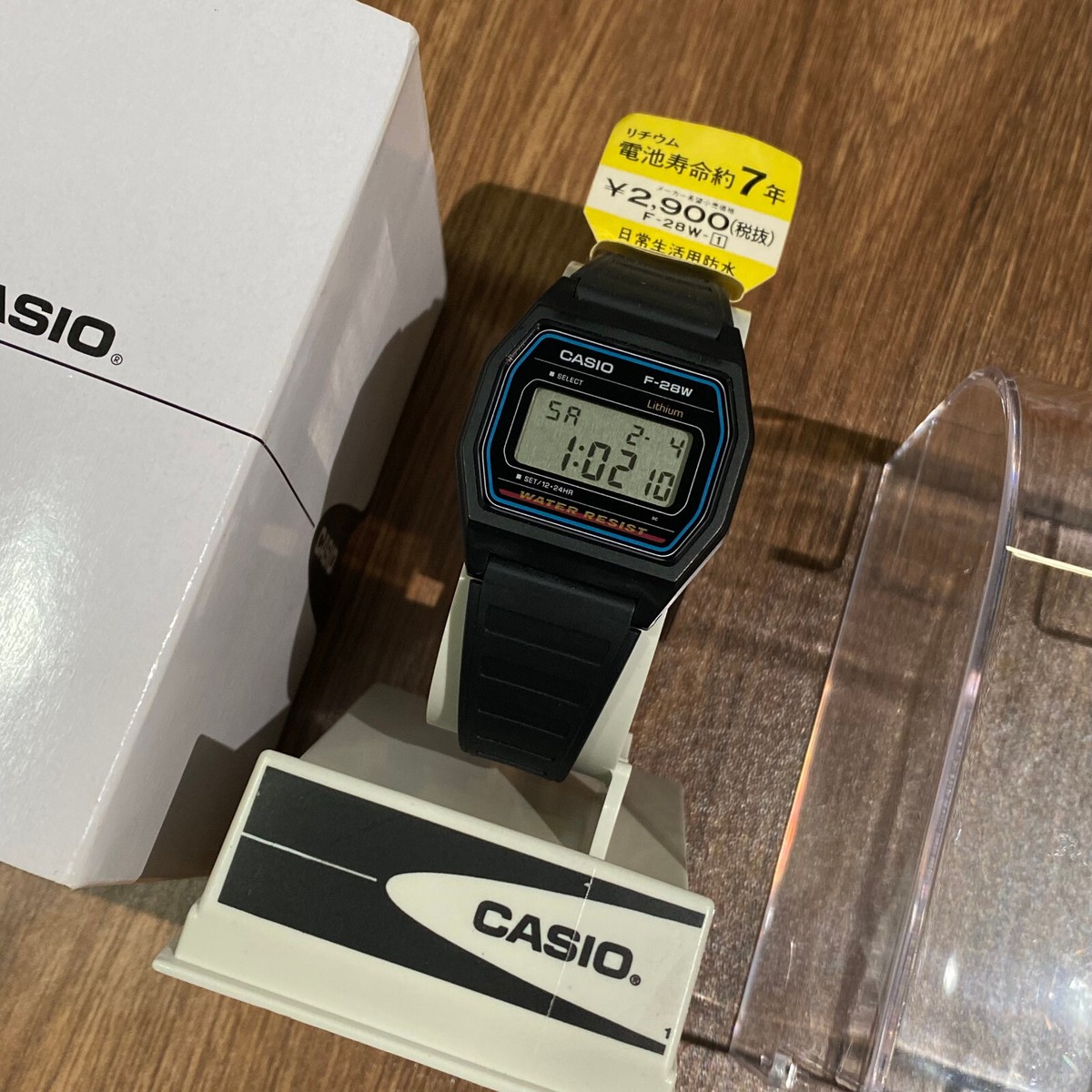 CASIO F-28W デジタル腕時計 ブラック　F28W Casio F-28W Rare Vintage Digital Watch NOS | eBay