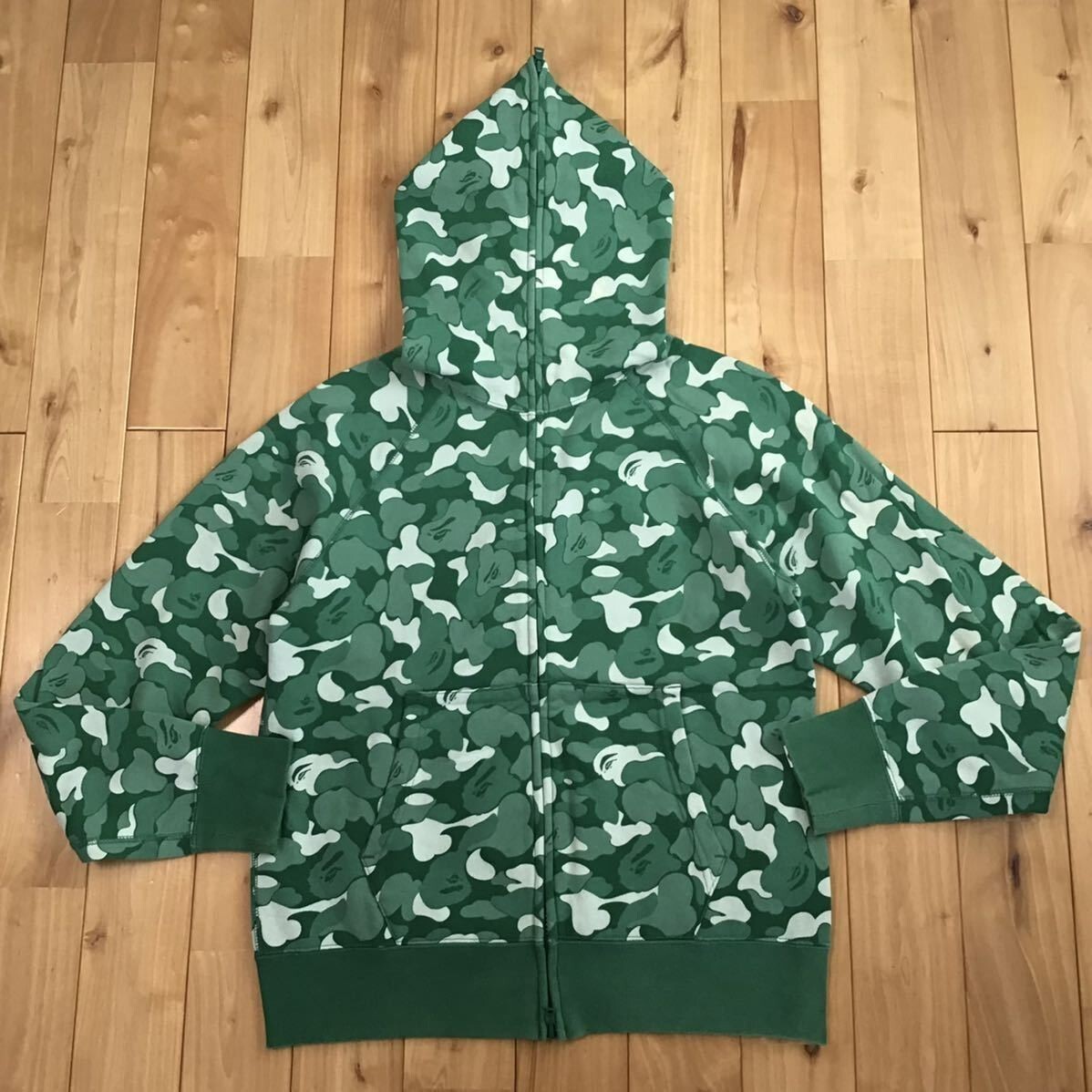 Not Sold in store BAPE color camo full zip hoodie NIGO A