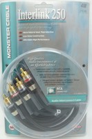 Monster Cable Interlink 250 4 Meter Rca Cables Monster Cable Interlink 250 4 Meter Rca Cables