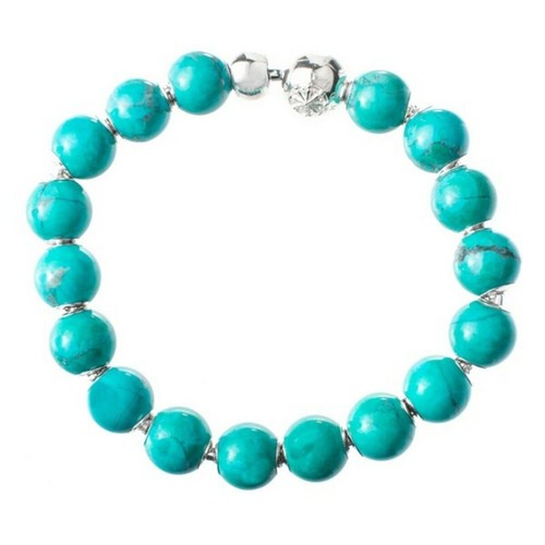 Thomas Sabo Bracciale con Charm in Ematite Ricostruita