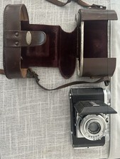 Kodak Retina Series Retina I Folding Camera Black with Leather Case